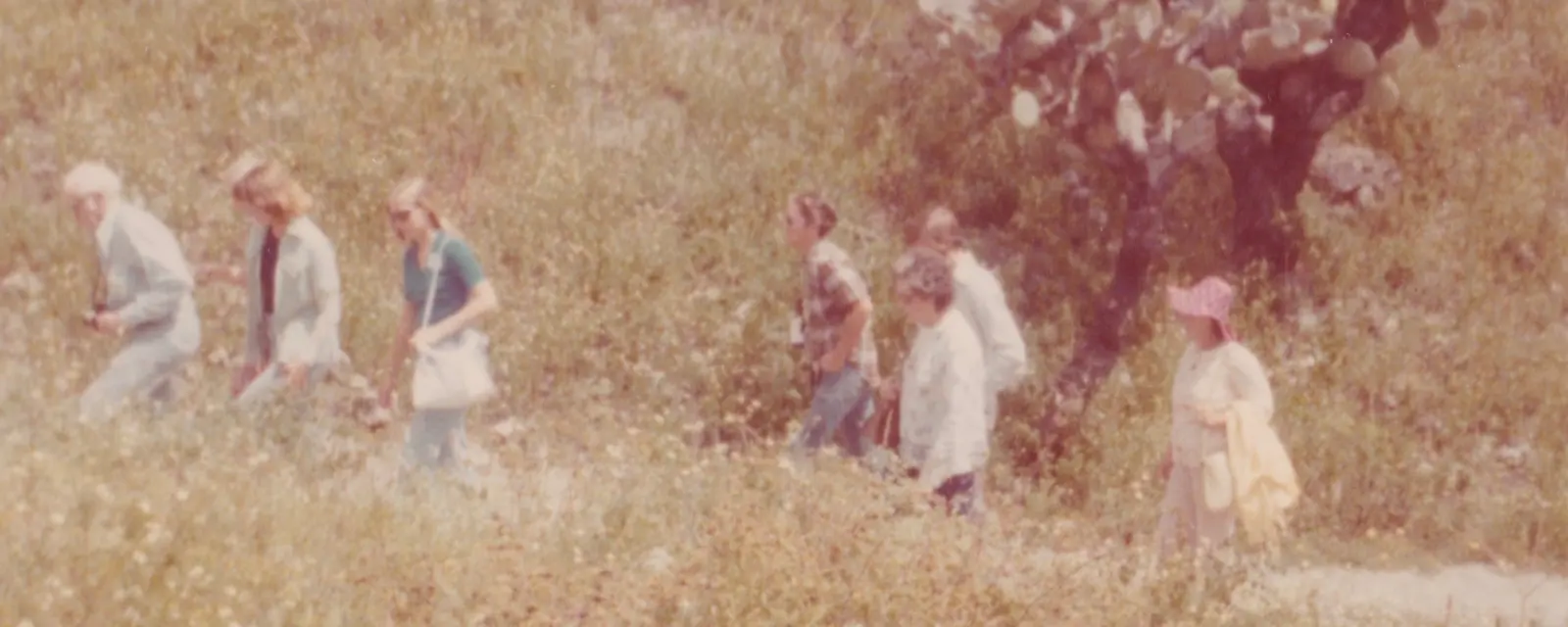 Zona arqueológica de Yagul, Oaxaca, en una fotografía de archivo de 1976