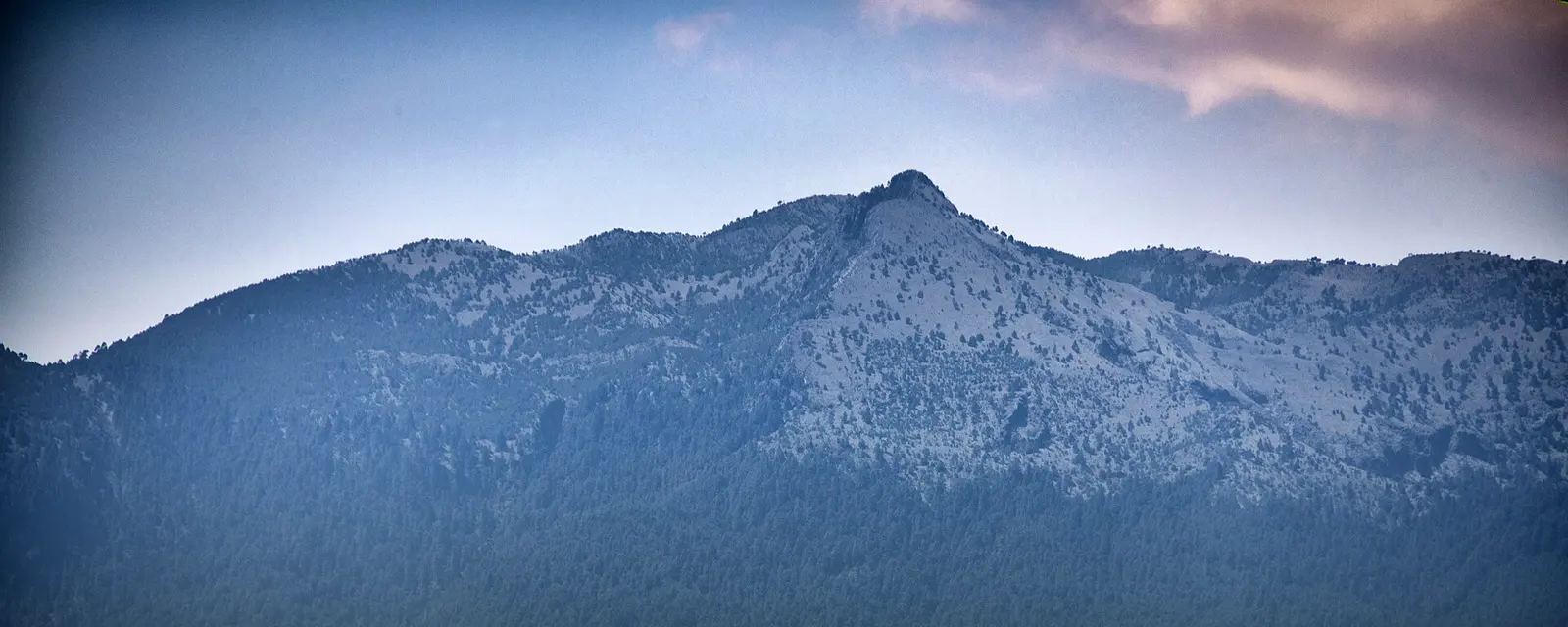 Paisaje volcánico del Ajusco, al sur de la Ciudad de México